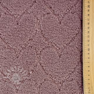 Mantelstoff TEDDY Hearts in hearts mauve