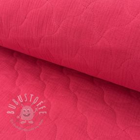 Double gauze/musselin QUILT NOE magenta