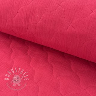 Double gauze/musselin QUILT NOE magenta