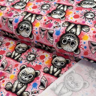 Sweatstoff Big eyes design C digital print