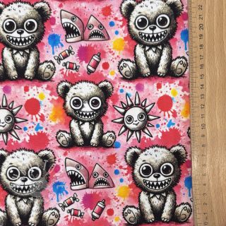Sweatstoff Big eyes design C digital print