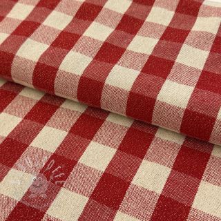 Dekostoff Celestin LUREX rouge