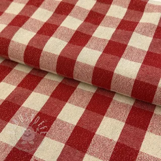 Dekostoff Celestin LUREX rouge