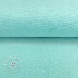 Baumwoll Bündchenstoff glatt ice blue 70