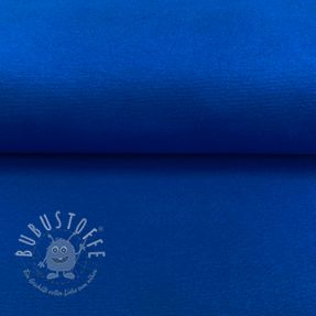 Baumwoll Bündchenstoff glatt cobalt 70
