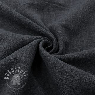 Leinenstoff gewaschen STONEWASHED anthracite