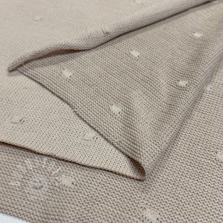 Strickstoff BIG KNIT DOT blue