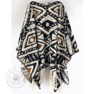 Poncho PRATO boiled wool design E