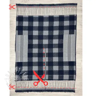 Poncho PRATO boiled wool design G