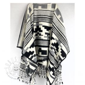 Poncho PRATO boiled wool design I