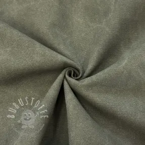 CANVAS STONEWASHED army green