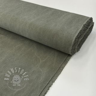 CANVAS STONEWASHED army green