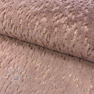 Kunstfell FOIL dark rose