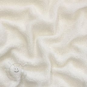 Mantelstoff TEDDY ecru