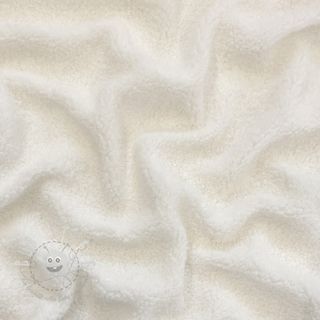 Mantelstoff TEDDY ecru