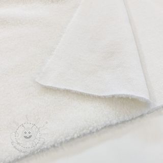 Mantelstoff TEDDY ecru