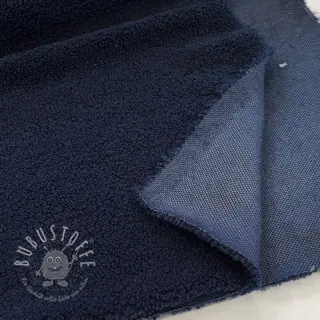Mantelstoff TEDDY navy