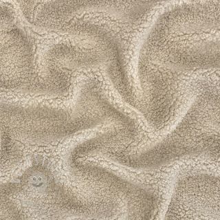 Mantelstoff TEDDY light sand