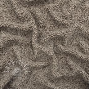 Mantelstoff TEDDY taupe