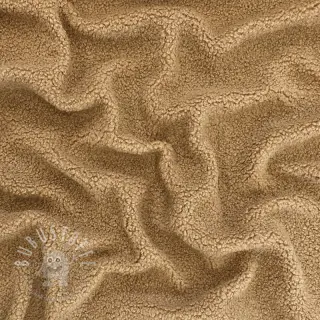 Mantelstoff TEDDY camel