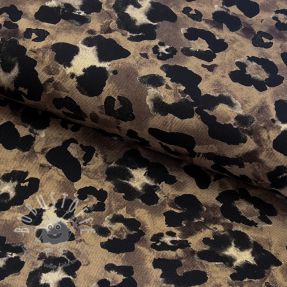 Dekostoff Animal skin light brown digital print