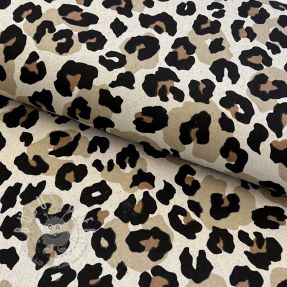Dekostoff Linenlook Animal skin natural