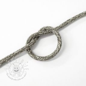 Baumwollkordel 5 mm MELANGE light grey