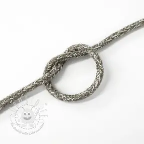 Baumwollkordel 5 mm MELANGE light grey