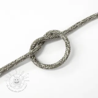 Baumwollkordel 5 mm MELANGE light grey