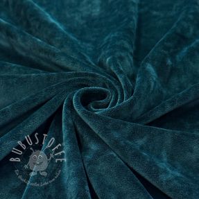Samt VELVET STRETCH petrol