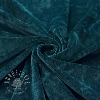 Samt VELVET STRETCH petrol