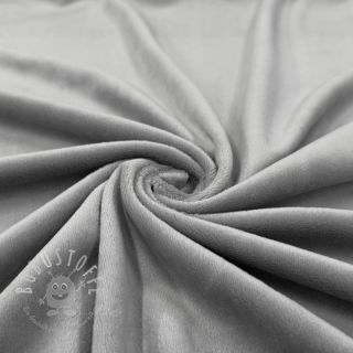 Samt VELVET STRETCH light grey