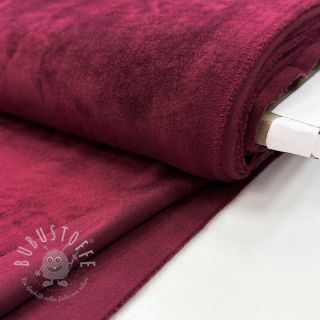 Samt VELVET STRETCH bordeaux