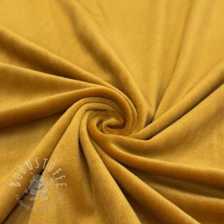 Samt VELVET STRETCH ochre