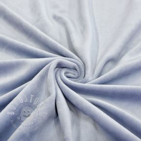 Samt VELVET STRETCH light blue