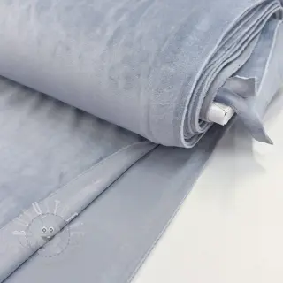 Samt VELVET STRETCH light blue