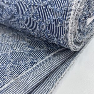 JEANS DENIM Ruffle stripes design B