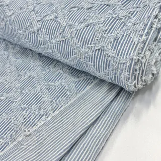 JEANS DENIM Ruffle stripes design A