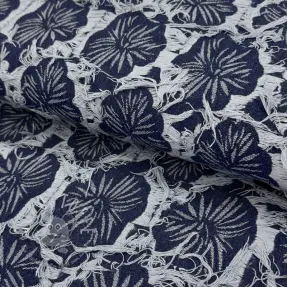 JEANS DENIM Ruffia Flowers design B