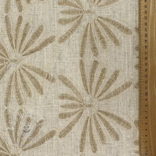 Viskosestoff leinen Desert flowers design A