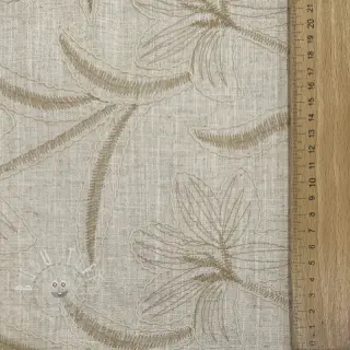 Viskosestoff leinen Desert flowers design C