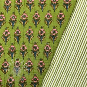 Baumwollstoff QUILT Gange vert