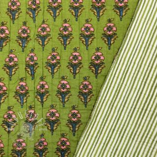 Baumwollstoff QUILT Gange vert