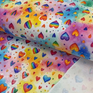 Sweatstoff All you need is love design D digital print