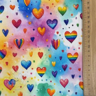 Sweatstoff All you need is love design D digital print