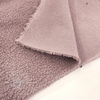 Mantelstoff TEDDY dark powder