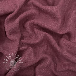 Baumwollstoff SLUB WASHED mauve