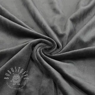 Samt VELVET STRETCH dark grey