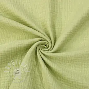 Double gauze/musselin soft green ORGANIC