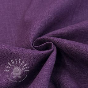 Leinenstoff gewaschen dark purple